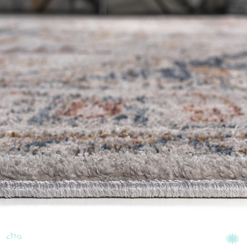 Tapis persan traditionnel tissé à bordure
