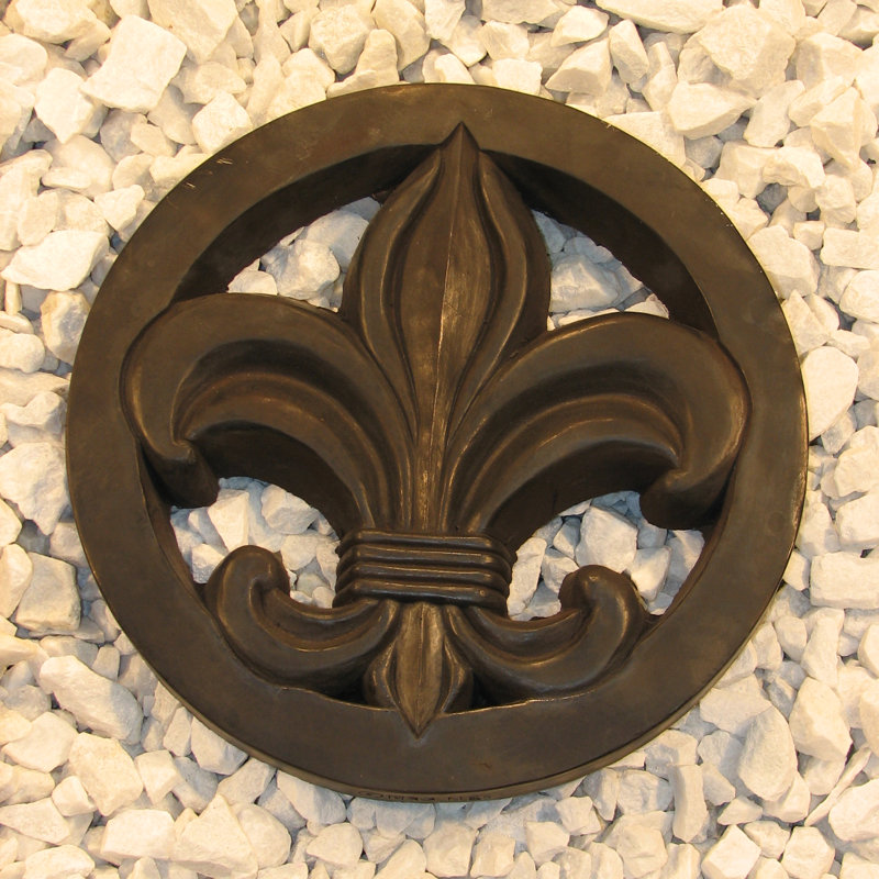 Tremplin Fleur De Lis, Noyer foncé