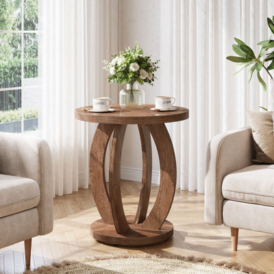 Ensemble de 2 tables de bout rondes de 24 po de hauteur