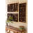  Wooden Printers Tray Wall Shelf, 12" H Vintage Display Made of Recycled Wood in Brown