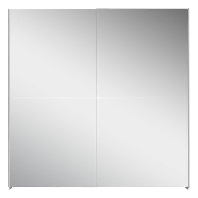 Ransen Manufactured Wood Wardrobe, 190.1cm W x 190.5cm H x 61.2cm D