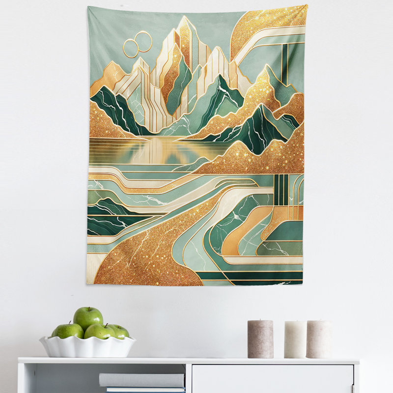 Tapisserie en microfibre, H 28 po x l 23 po