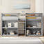 Lit simple mezzanine bas avec tablettes Jceur-177938700