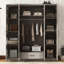 Armoire 4 portes avec 1 tiroir