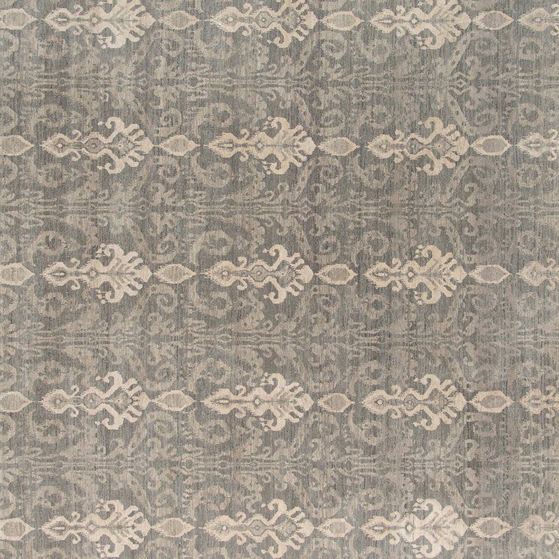 Pearl Geometric Area Rug in Gray, Rectangle 2' x 3'