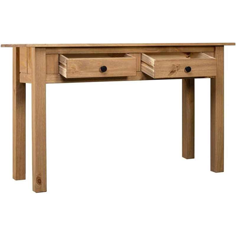Kessel 110cm Solid Wood Console Table, Brown