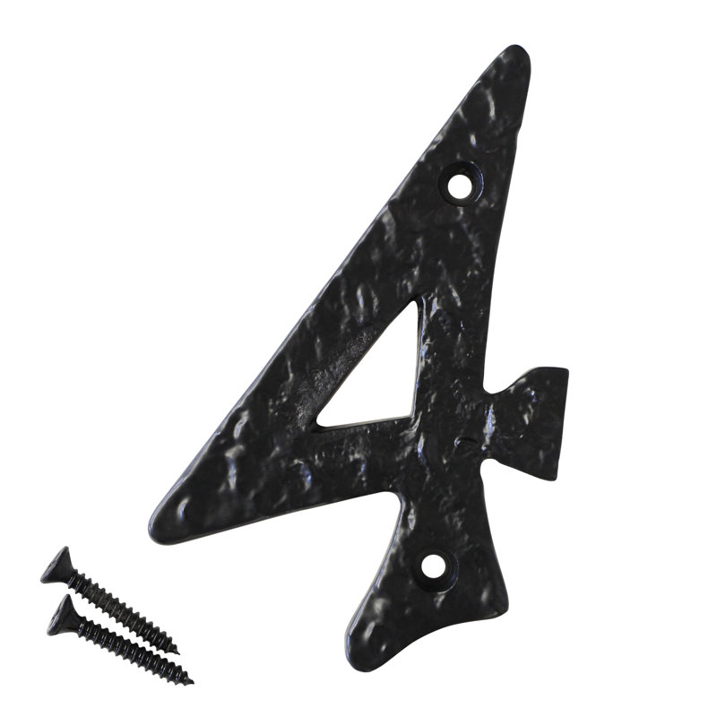 Numéro de maison 4 po, 4