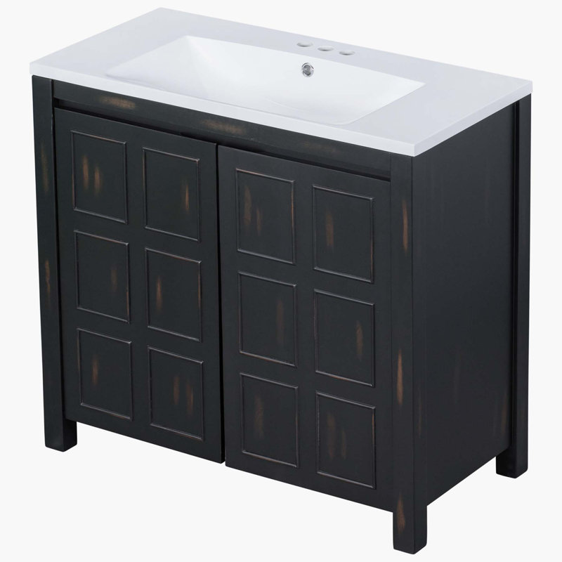 36'' Single Bathroom Vanity Base Only