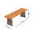 Outdoor Acacia Wood Bench(Set Of 2)-30620148
