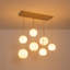 Luminaire suspendu 7 lumières en verre dégradé pour îlot-199178127-199178129