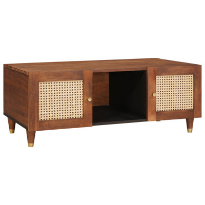 Solid Wood Coffee Table with Storage