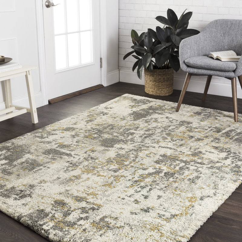 Gilchrist Abstract Indoor Rug, Rectangle 8'10" x 12'7"