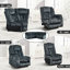 Canapé modulaire inclinable manuel en microfibre 5 pièces avec 2 porte-gobelets cachés et sièges inclinables réglables-1714613571-1714613570