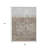 Taupe And Silver Abstract Washable Indoor Outdoor Area Rug-1238792525