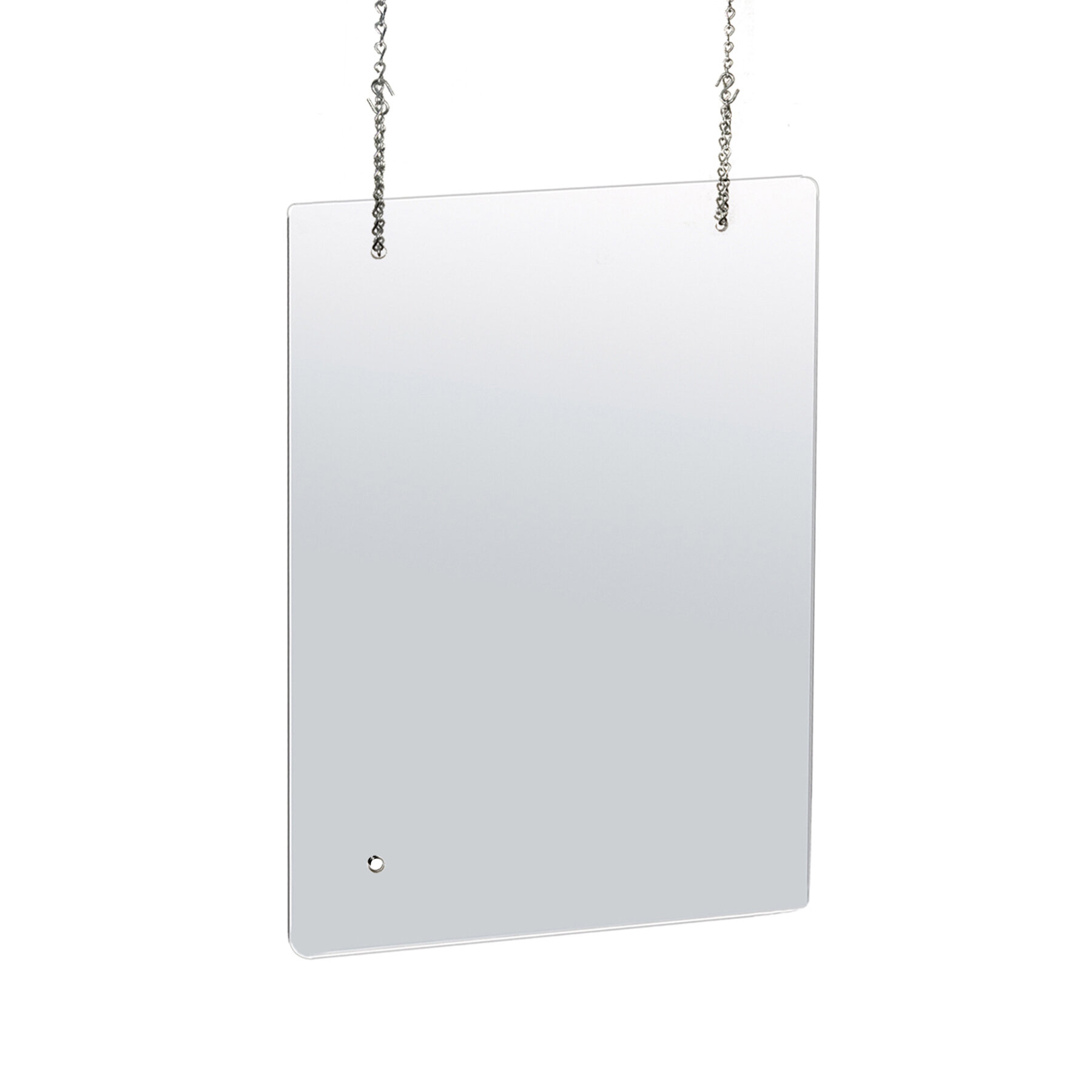 Frosted Acrylic Desk Mounted Modesty Panel