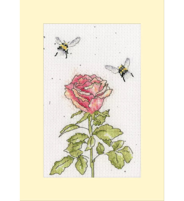 Bee Mine Forever -Thread Pack XGC59-TP Counted Cross Stitch Kit