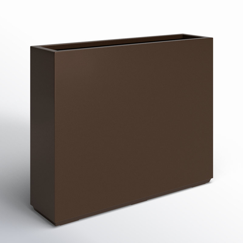 Tormund Metal Planter Box, Espresso, 30" H x 38" W x 9.8" D