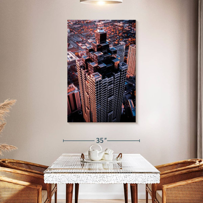 Lilie Atlanta Skyscraper, 48" H x 32" W