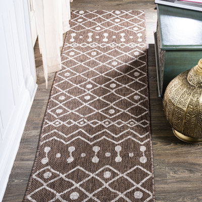 Refik Tribal Bohemian Brown/Beige Indoor/Outdoor Rug