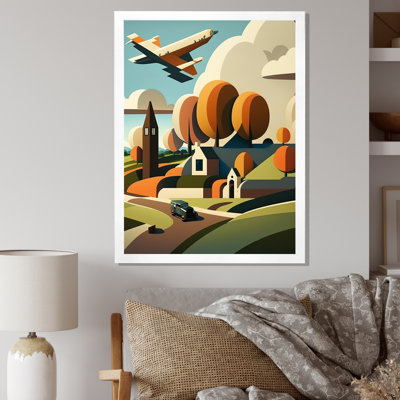 " Little Village In Autumn Countryside "