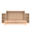 Grand lit escamotable avec tiroirs et tablettes de rangement spacieux. Idéal pour les chambres d'amis ou les chambres compactes. Or-609429086-609429087