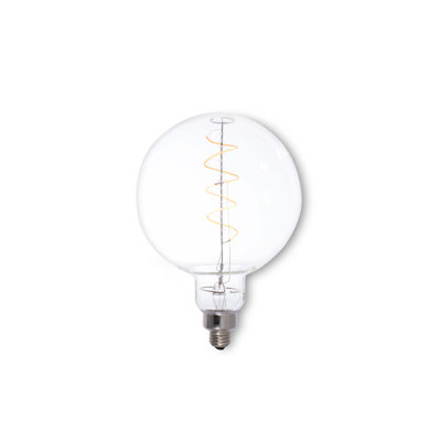 Oversized G63 Clear LED Edison Bulb, 60 Watt Equivalent, E26 Dimmable 2200K