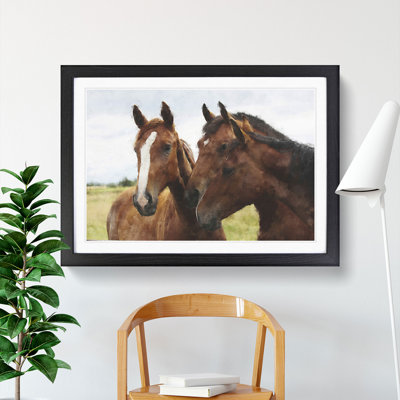 Three Horses - Picture Frame Graphic Art