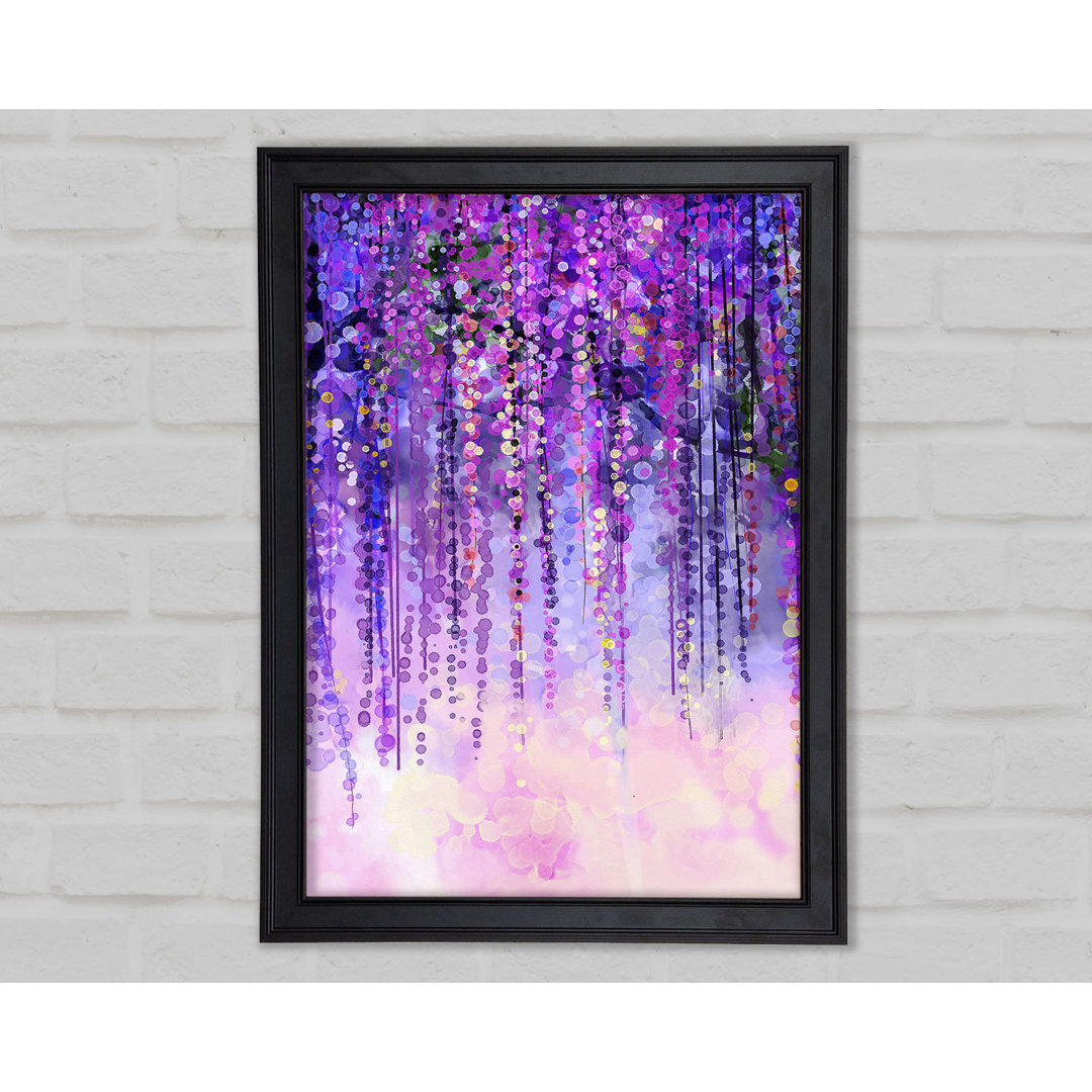 Gerahmtes Leinwandbild Vibrant Willow Tree