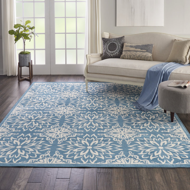 Guilian Damask Indoor Rug, Rectangle 7'10" x 9'10"
