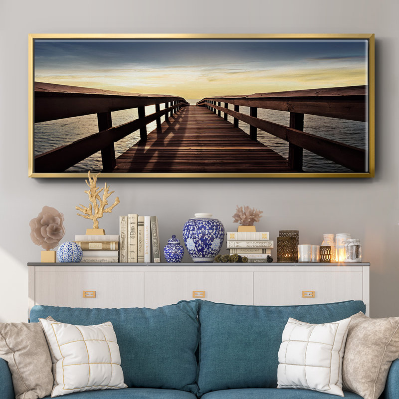 Naples Cove- Framed Canvas