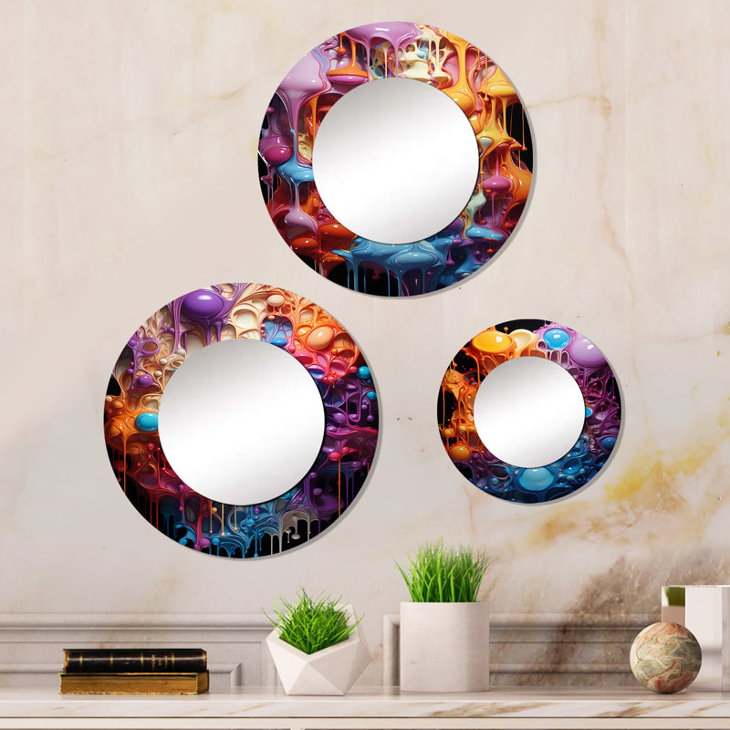 Miroir mural Corvena
