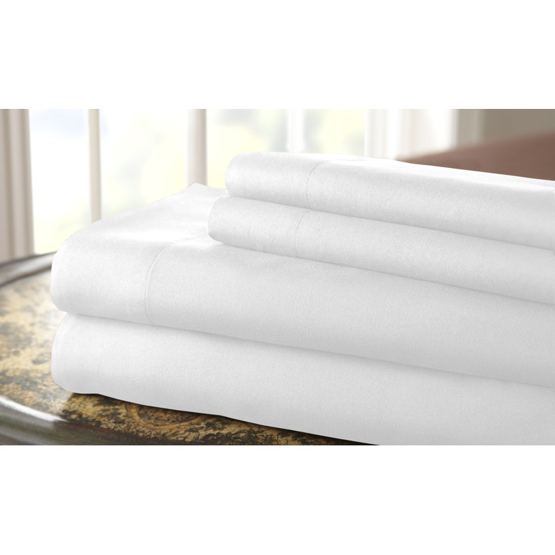 Ensemble de draps Gaston, Double, Blanc