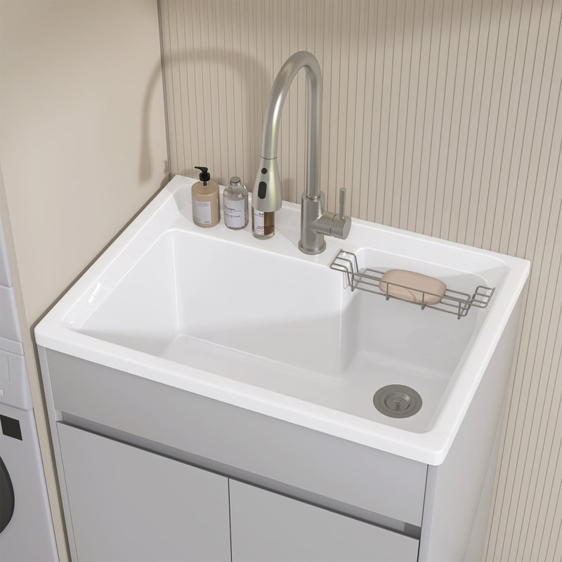 Comptoir d'évier de surface 30 "x 22" avec lavabo intégré pour garage