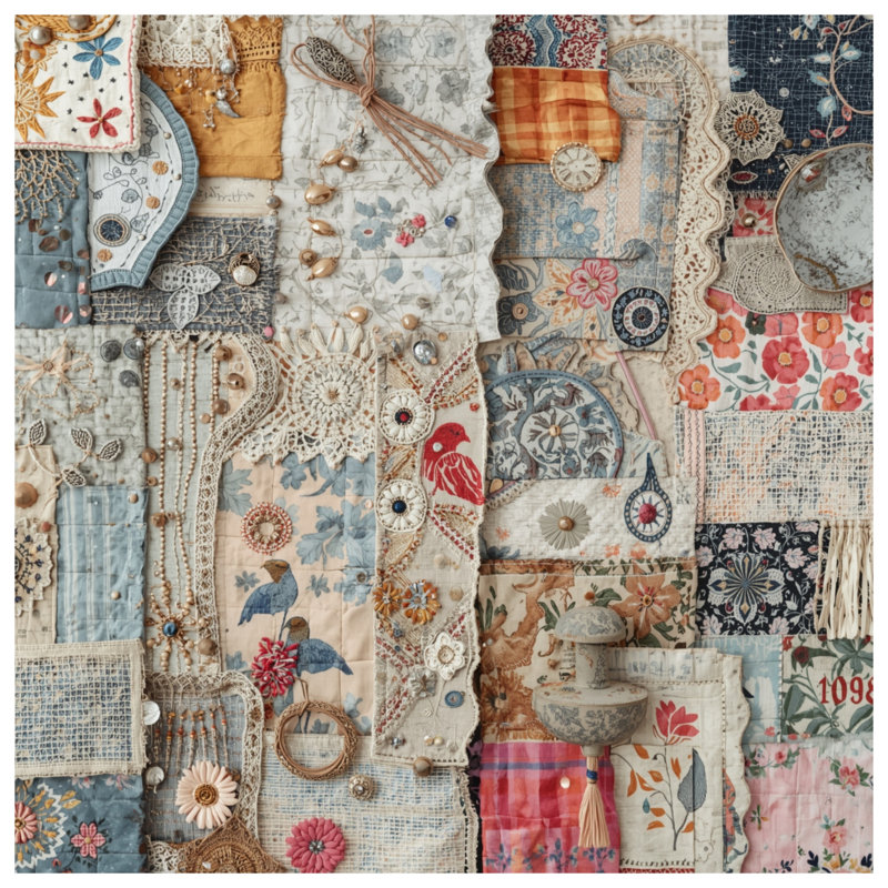 Coussins décoratifs en tissu rétro, 14 X 14 pouces
