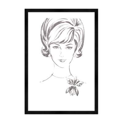 Iris Portrait - Picture Frame Print