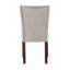 Chaise Parsons blanc cassé / gris Lancaster
