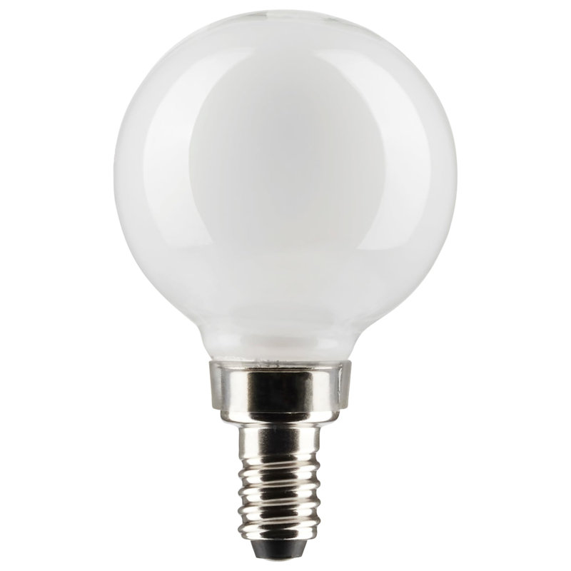 5.5 Watt Dimmable G16.5 Candelabra (E12) LED Bulb - 500 Lumens , 3000K , And 90CRI