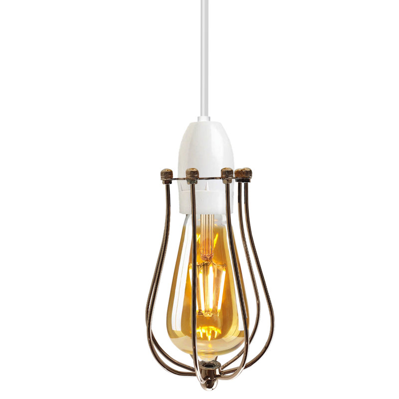 17cm H Metal Lamp Shade, French Gold