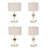 Half-Moon Acrylic Table Lamp