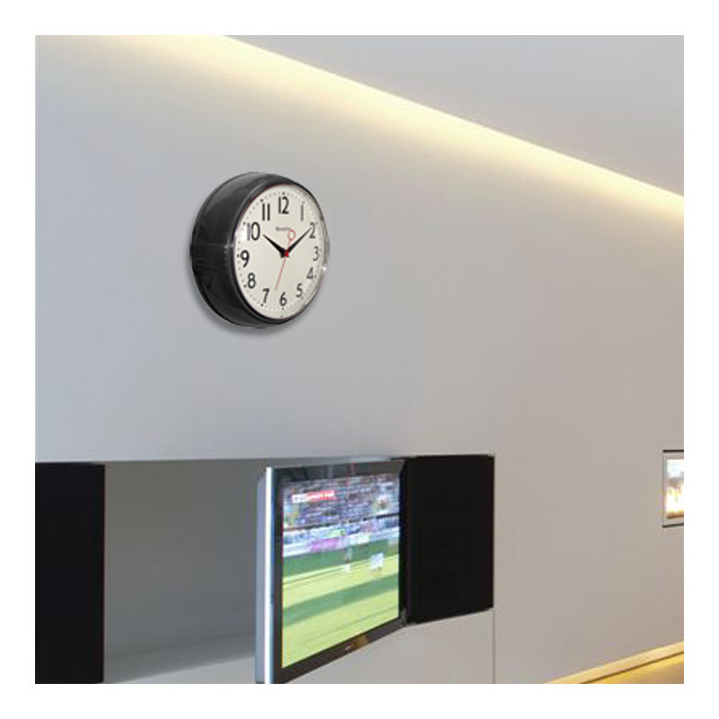 Fausley Wall Clock, Black