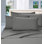 Ensemble de draps soyeux en microfibre avec drap-housse et taies d'oreiller