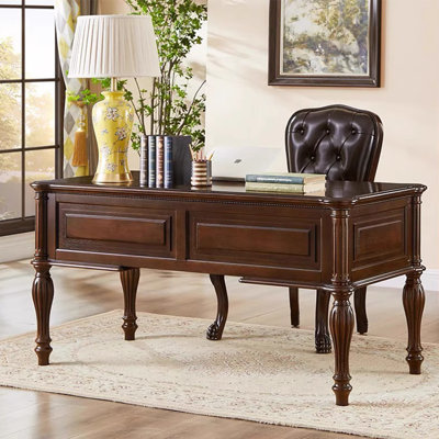 American style home desk and chair set