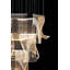 Luminaire suspendu de luxe à intensité variable de 16 lumières à DEL en acrylique à intensité variable de 32 po de large-1284155249