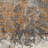 Abstract Machine Made Power Loom Polyester/Polypropylene Area Rug in Gray/Ivory/Golden Beige-461953330