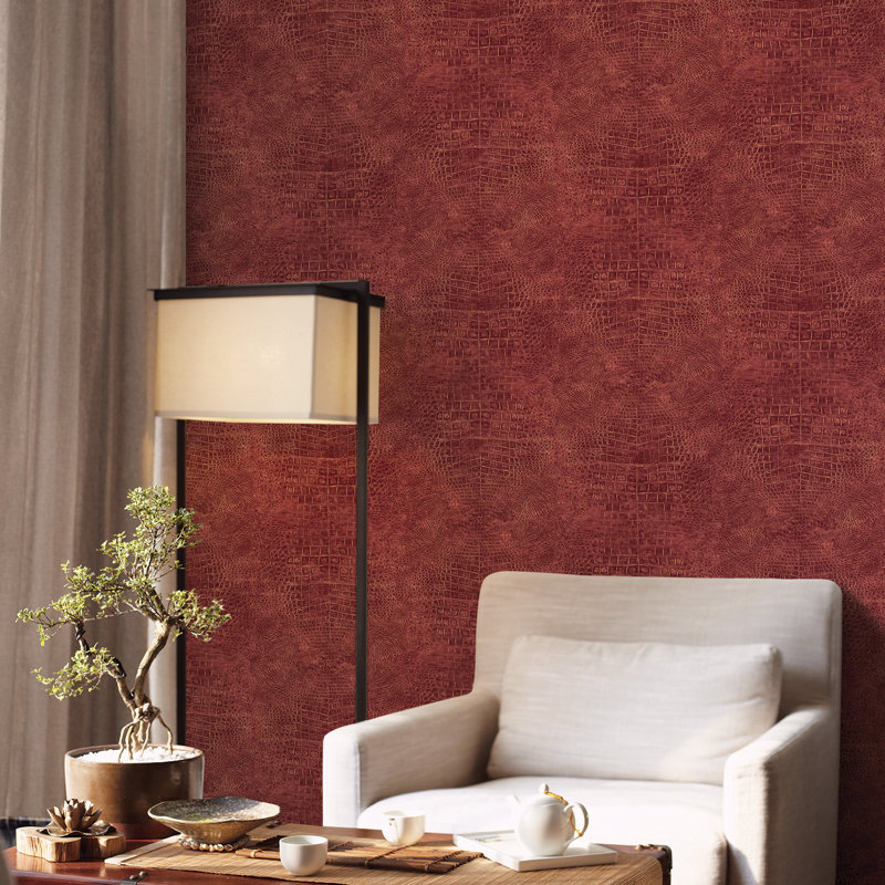 10m x 53cm Matte Wallpaper Roll, Red