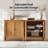 Acushnet 32" Tall 2-Door Accent Cabinet-1004259124