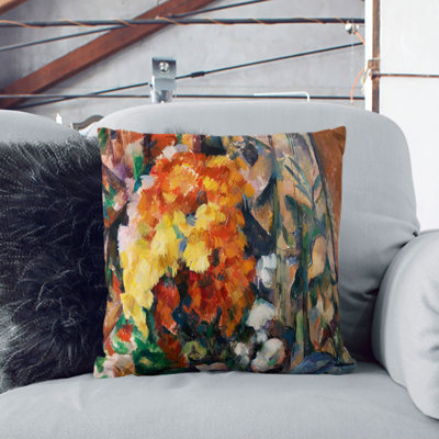 The Flowered Vase Square Throw Cushion