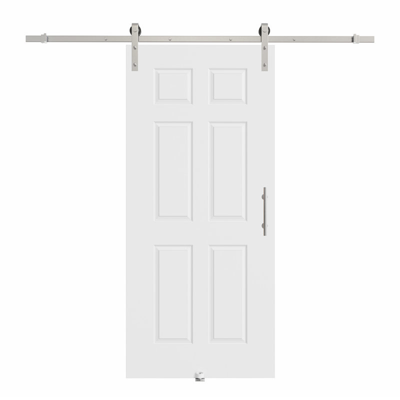 Porte de grange coulissante en bois 80 pi avec 80 po, 36 po x 80 po