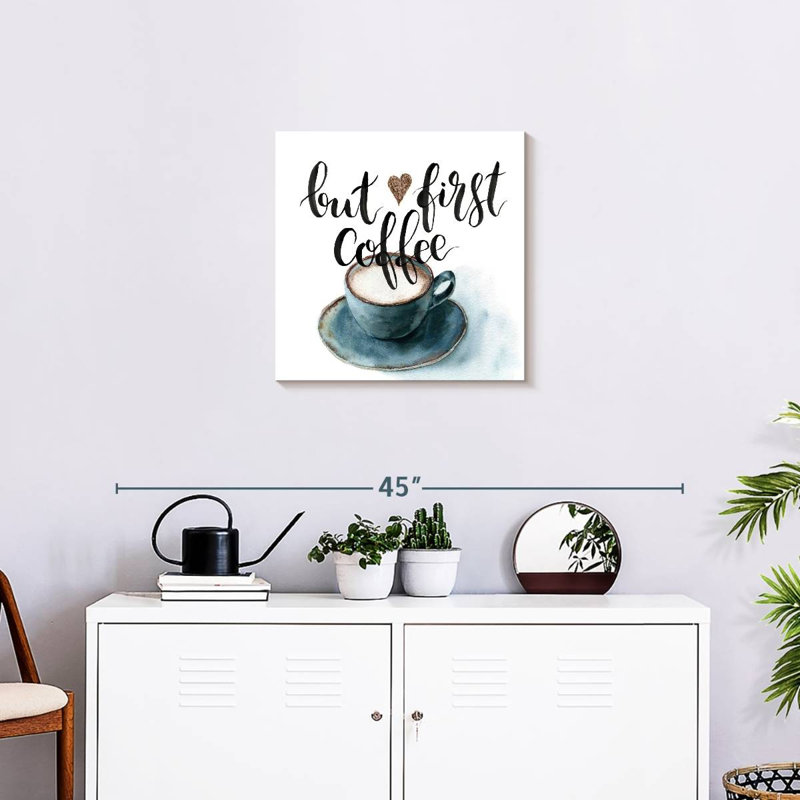 But But Coffee Coffee, citation, H 20 po x l 20 po
