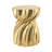14X14x18.7" Gold Magnesium Accent Stool